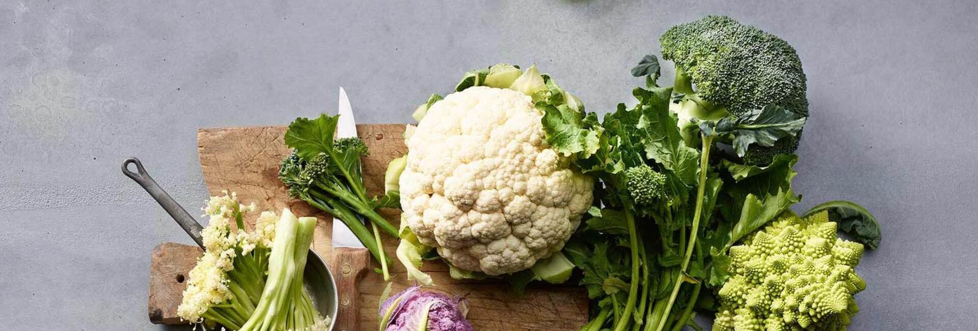 Blumenkohl, Broccoli und Romanesco