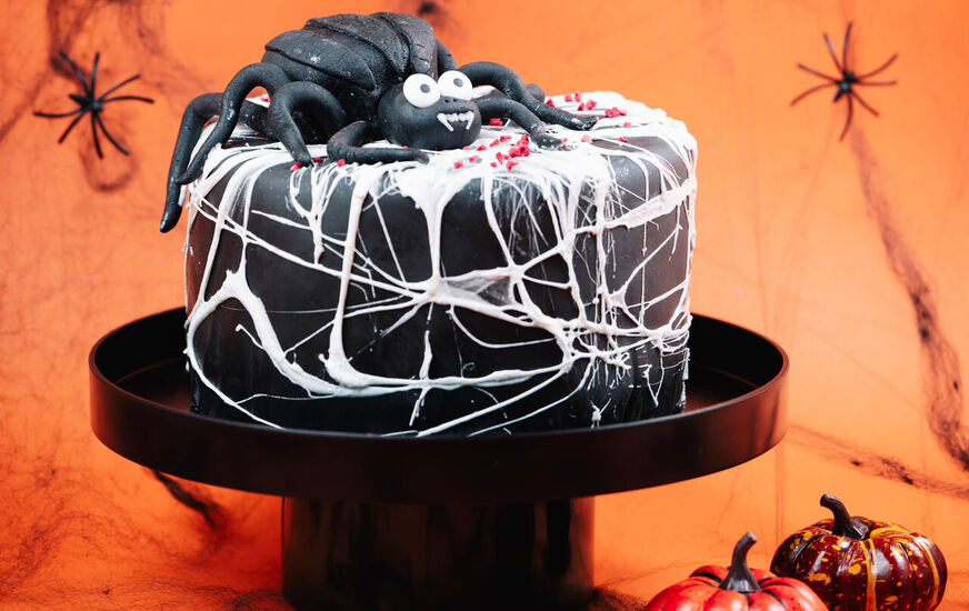 Spinnentorte gefüllt mit Kürbismousse | Einfach Kochen by Meta ...