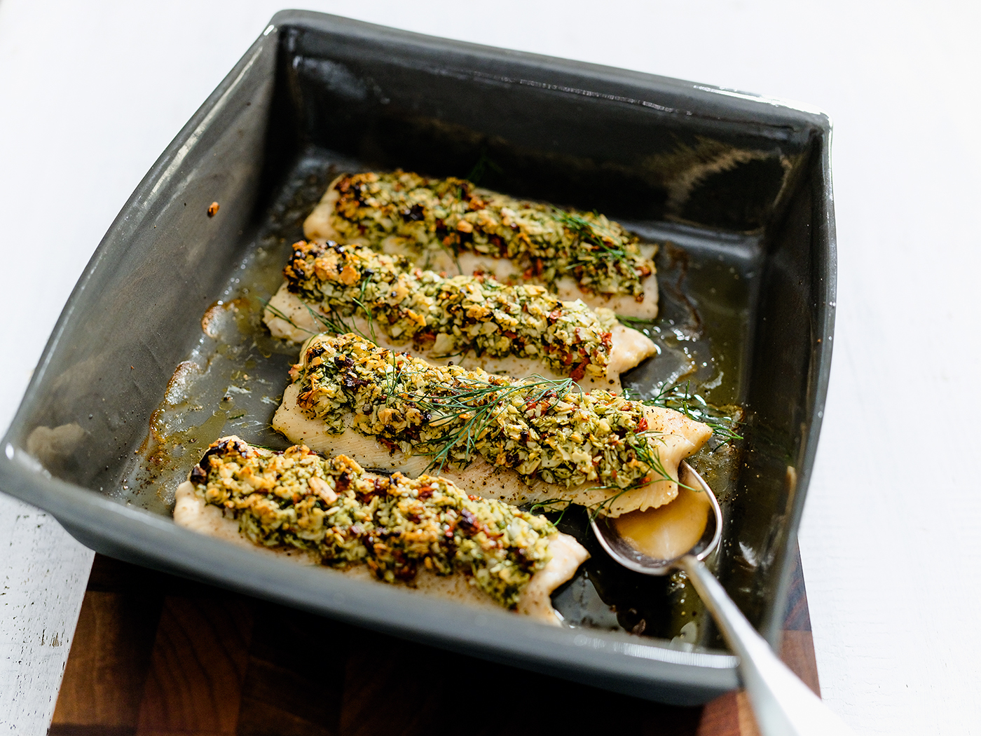 Überbackene Forellenfilets mit Mandelkruste | Einfach Kochen by Meta ...