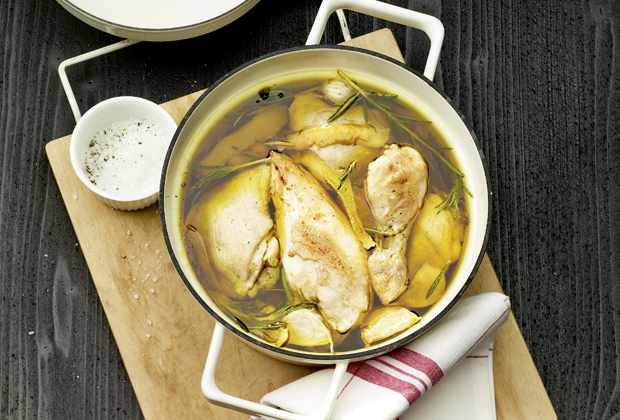 Confiertes Knoblauchhuhn | Einfach Kochen by Meta Hiltebrand | Rezepte