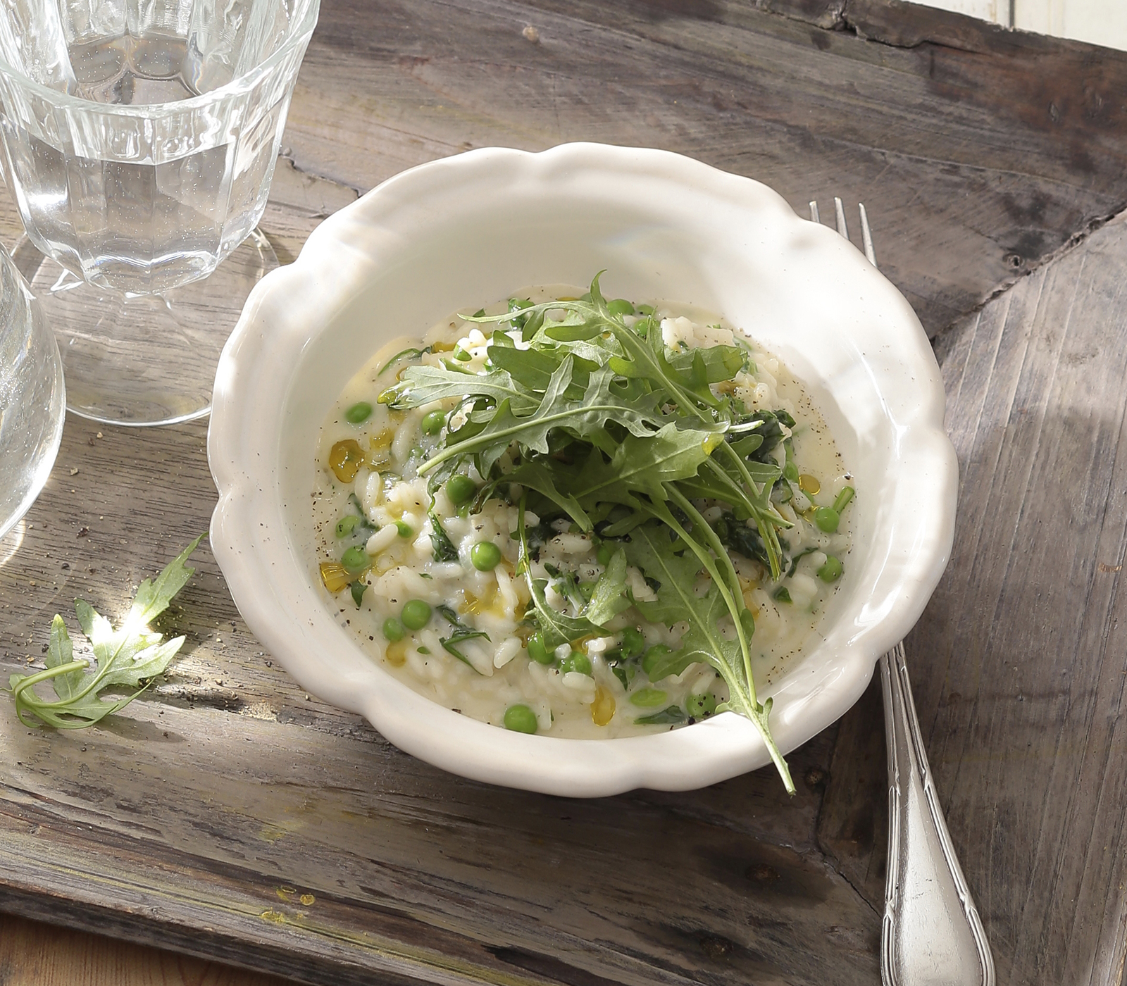 Rucola-Risotto mit Erbsen und Taleggio | Einfach Kochen by Meta ...