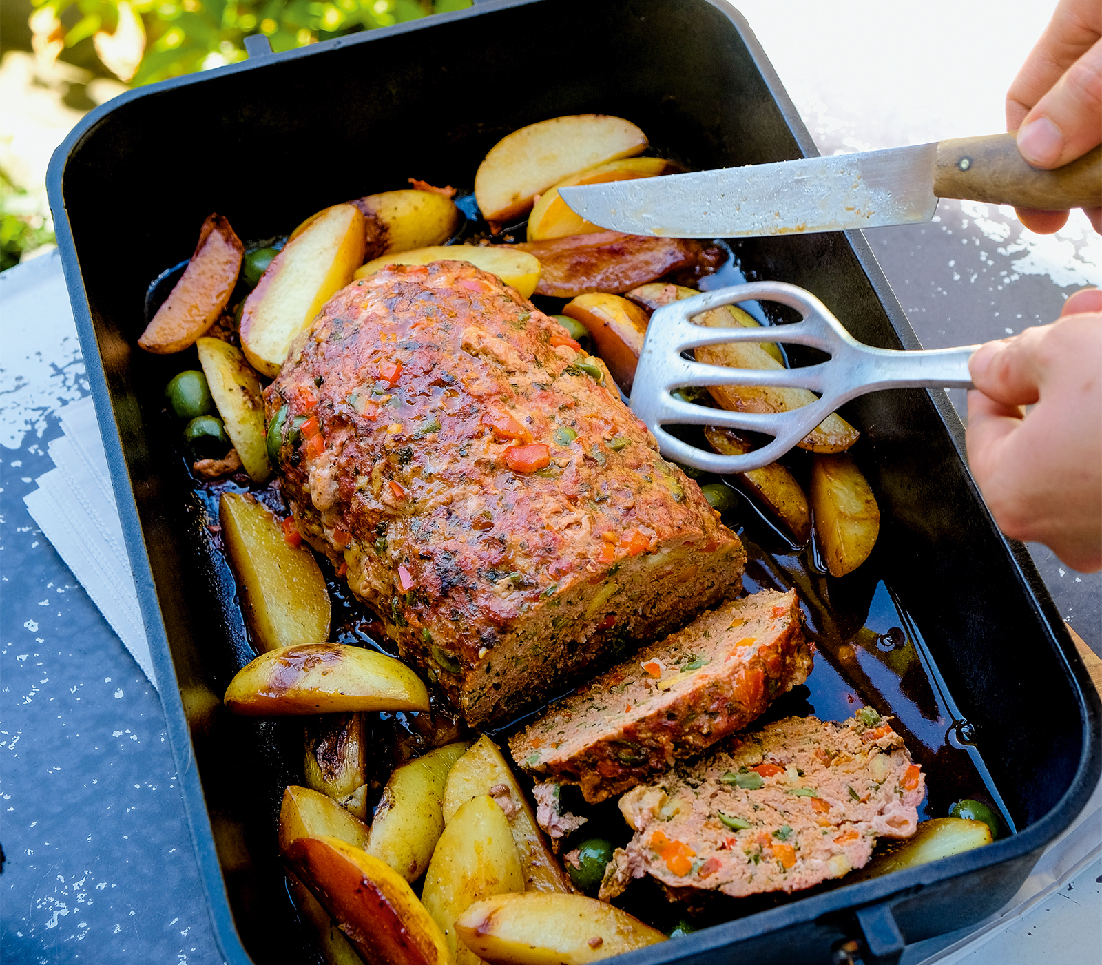 Mediterraner Hackbraten vom Grill | Einfach Kochen by Meta Hiltebrand ... Mediterraner Hackbraten vom Grill | Einfach Kochen by Meta Hiltebrand ...