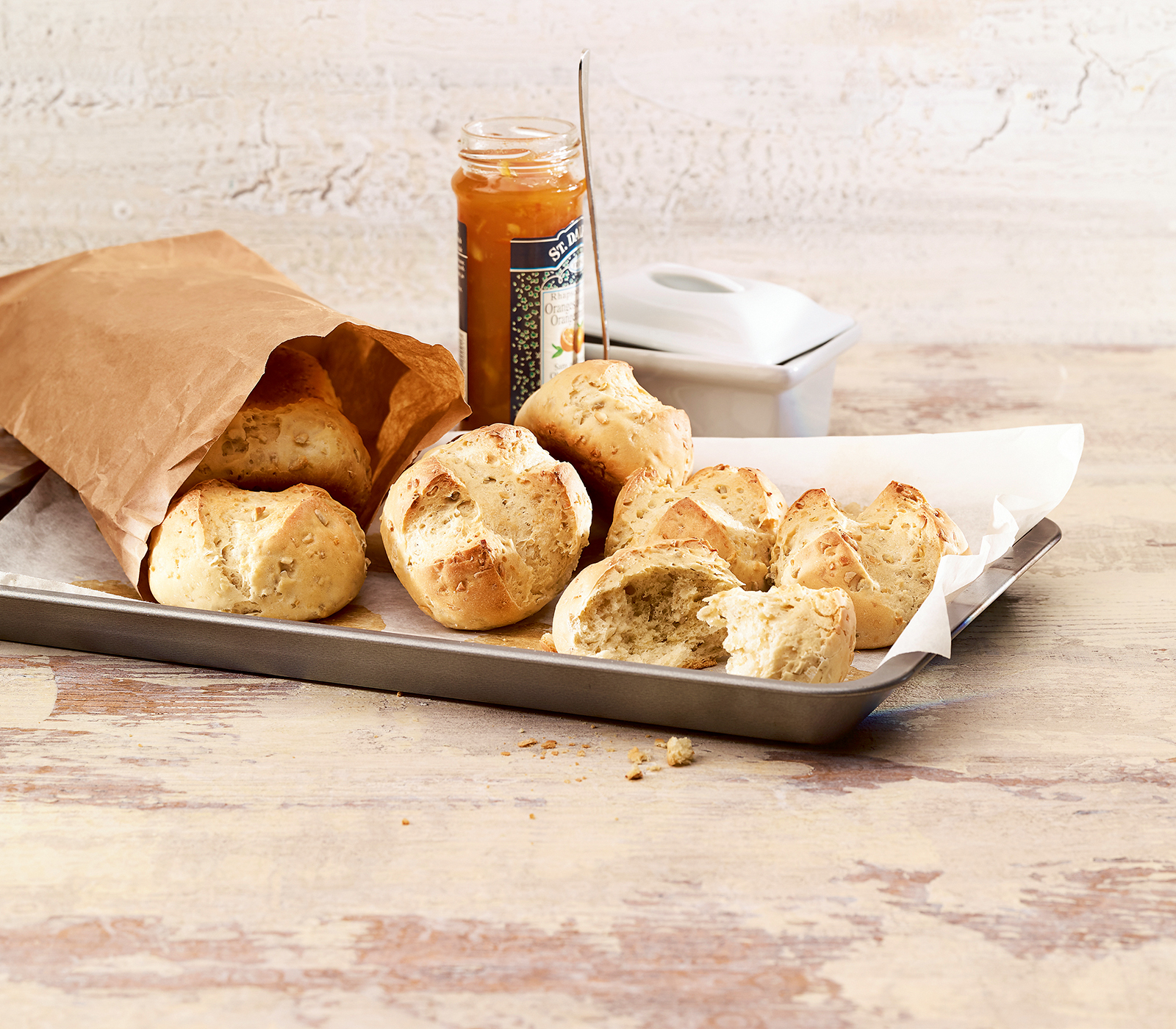 Dinkel-Joghurt-Brötchen | Einfach Kochen by Meta Hiltebrand | Rezepte