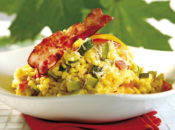 Ebly-Risotto mit Peperoni und Zucchetti | Einfach Kochen by Meta ...