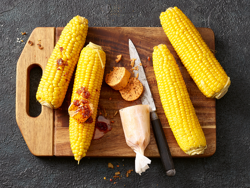 Maiskolben mit Chili-Chrunch-Butter | Einfach Kochen by Meta Hiltebrand ...