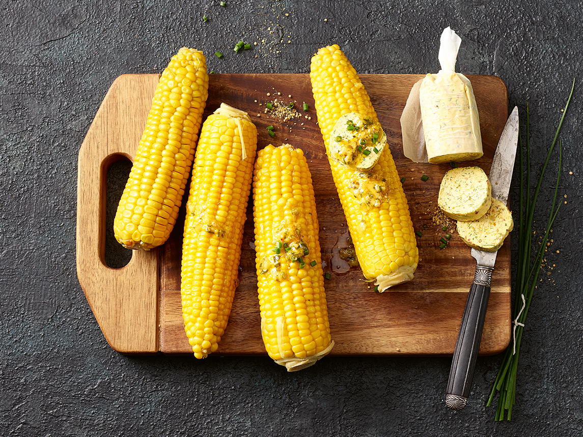 Maiskolben mit Orangen-Senfbutter | Einfach Kochen by Meta Hiltebrand ...