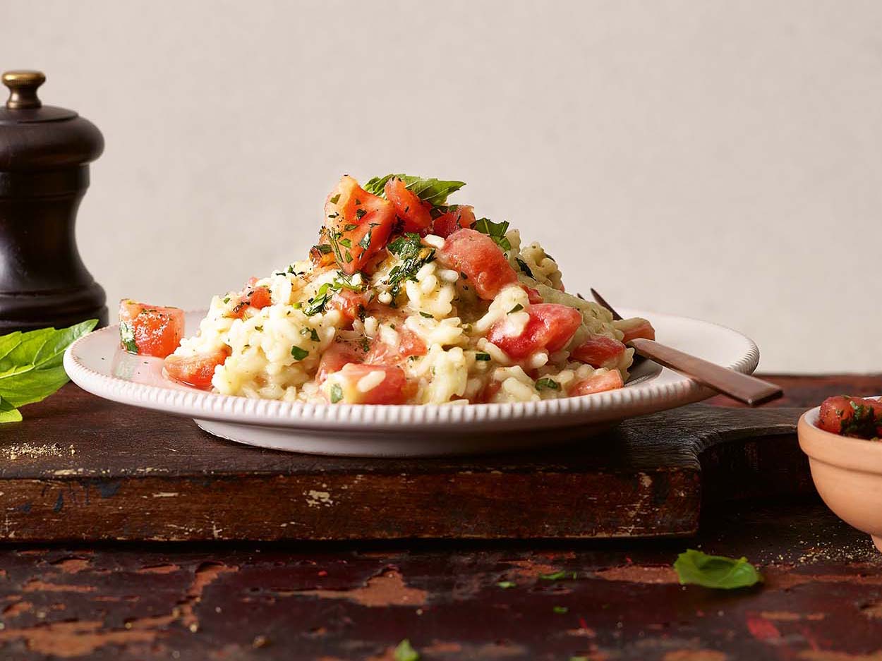 Risotto mit marinierten Tomaten | Einfach Kochen by Meta Hiltebrand ... Risotto mit marinierten Tomaten | Einfach Kochen by Meta Hiltebrand ...